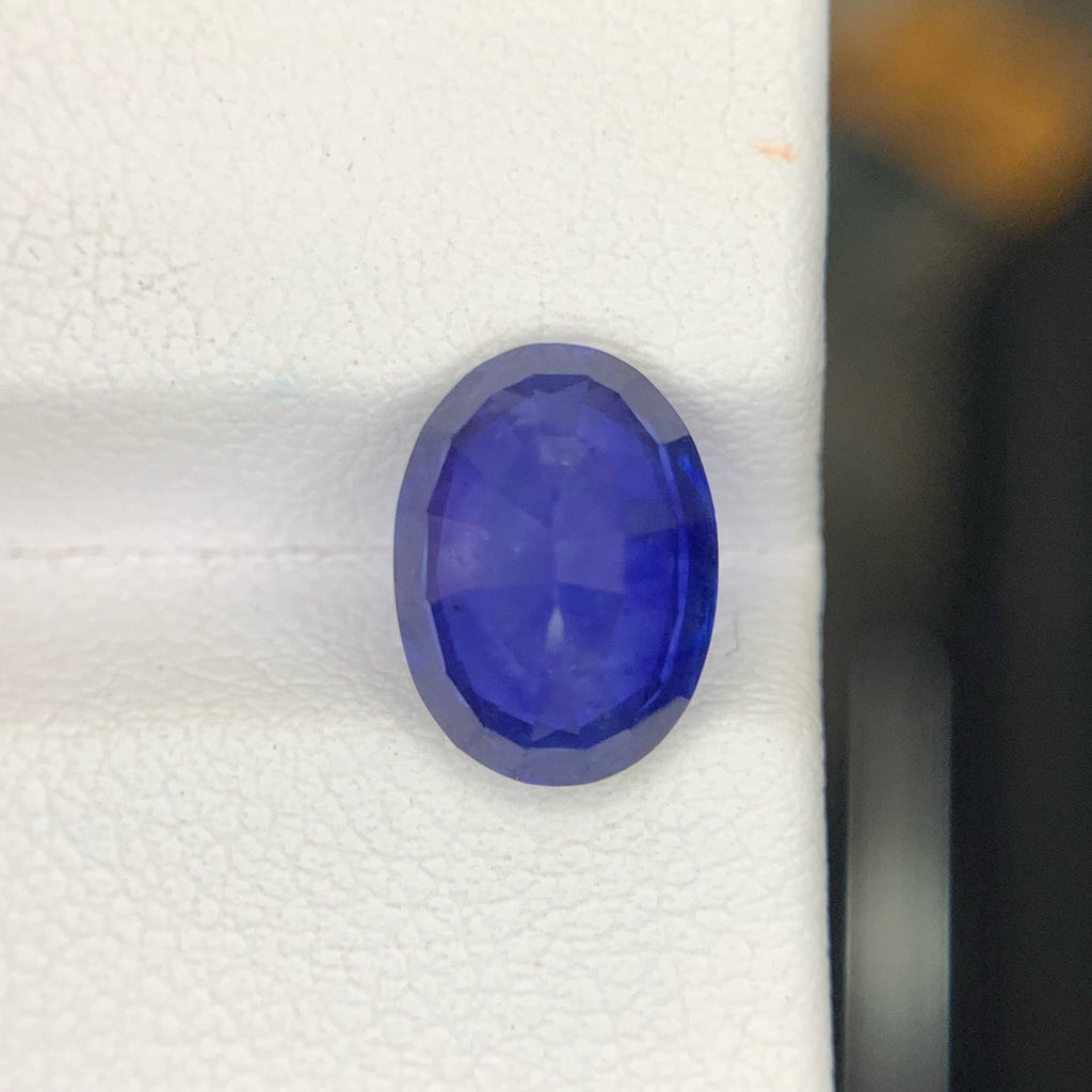 3.50 Ct Natural Royal Blue Sapphire Oval