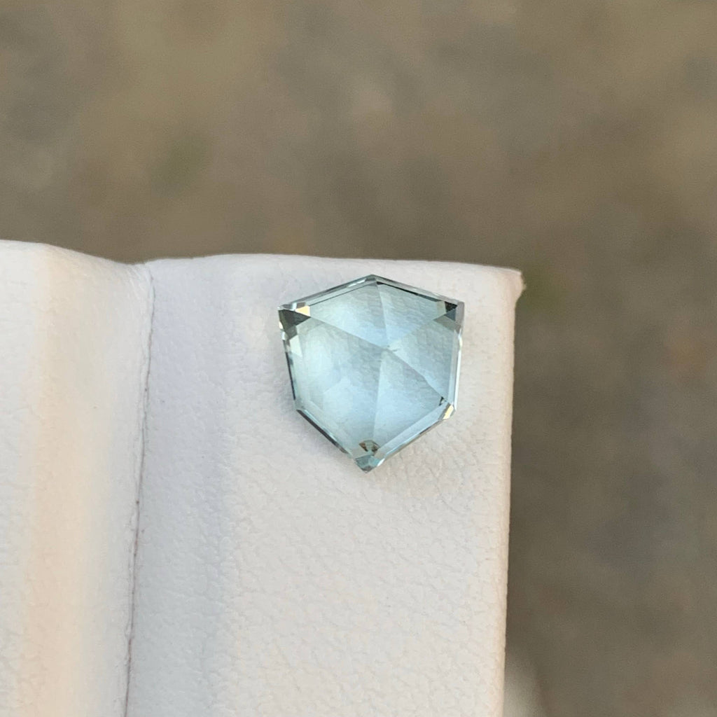 2.40 Carat Natural Loose Light Blue Aquamarine Fancy Cut Jewelry Gemstone