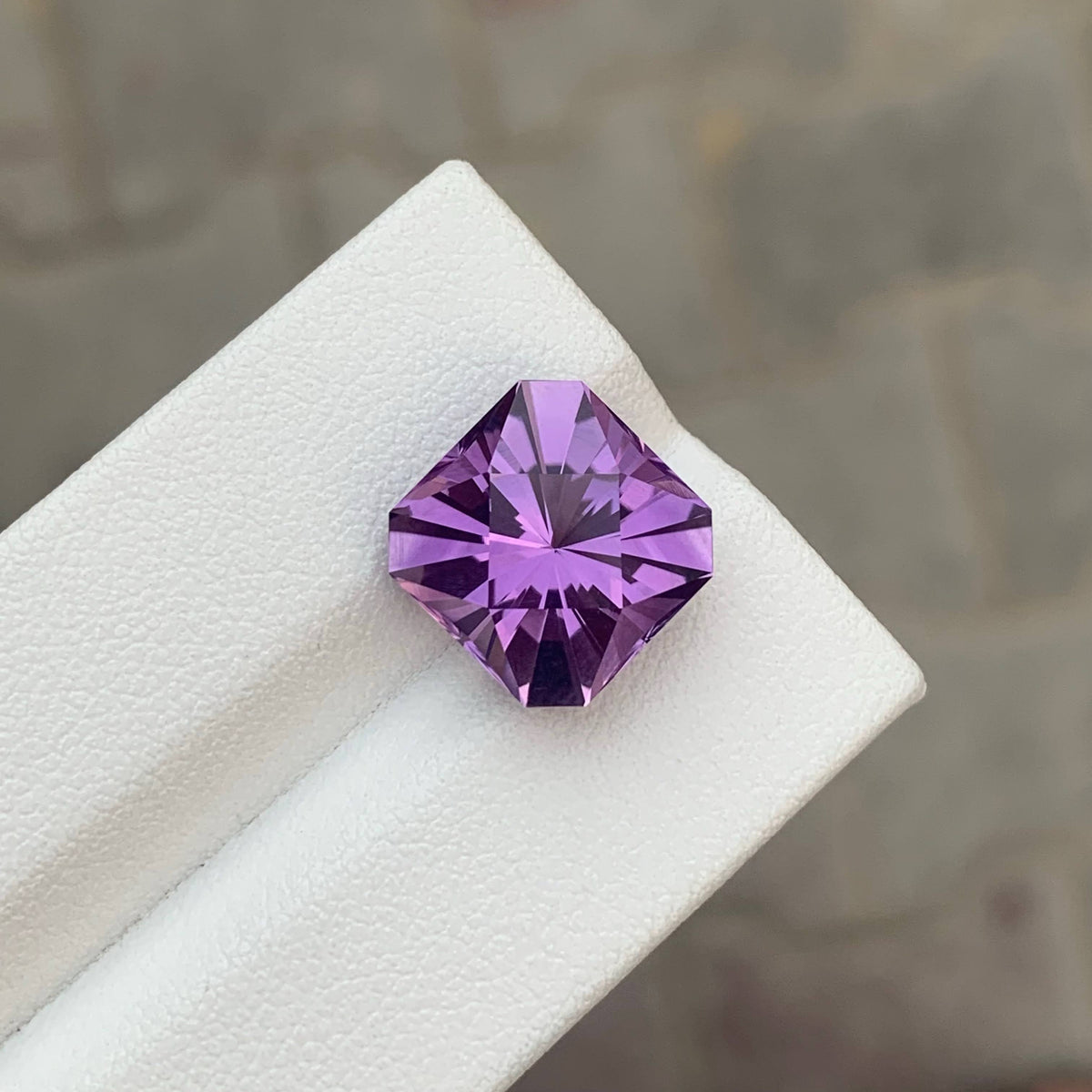 6.70 Carat Natural Loose Purple Amethyst Stone Fancy Cut Brazilian Gemstone