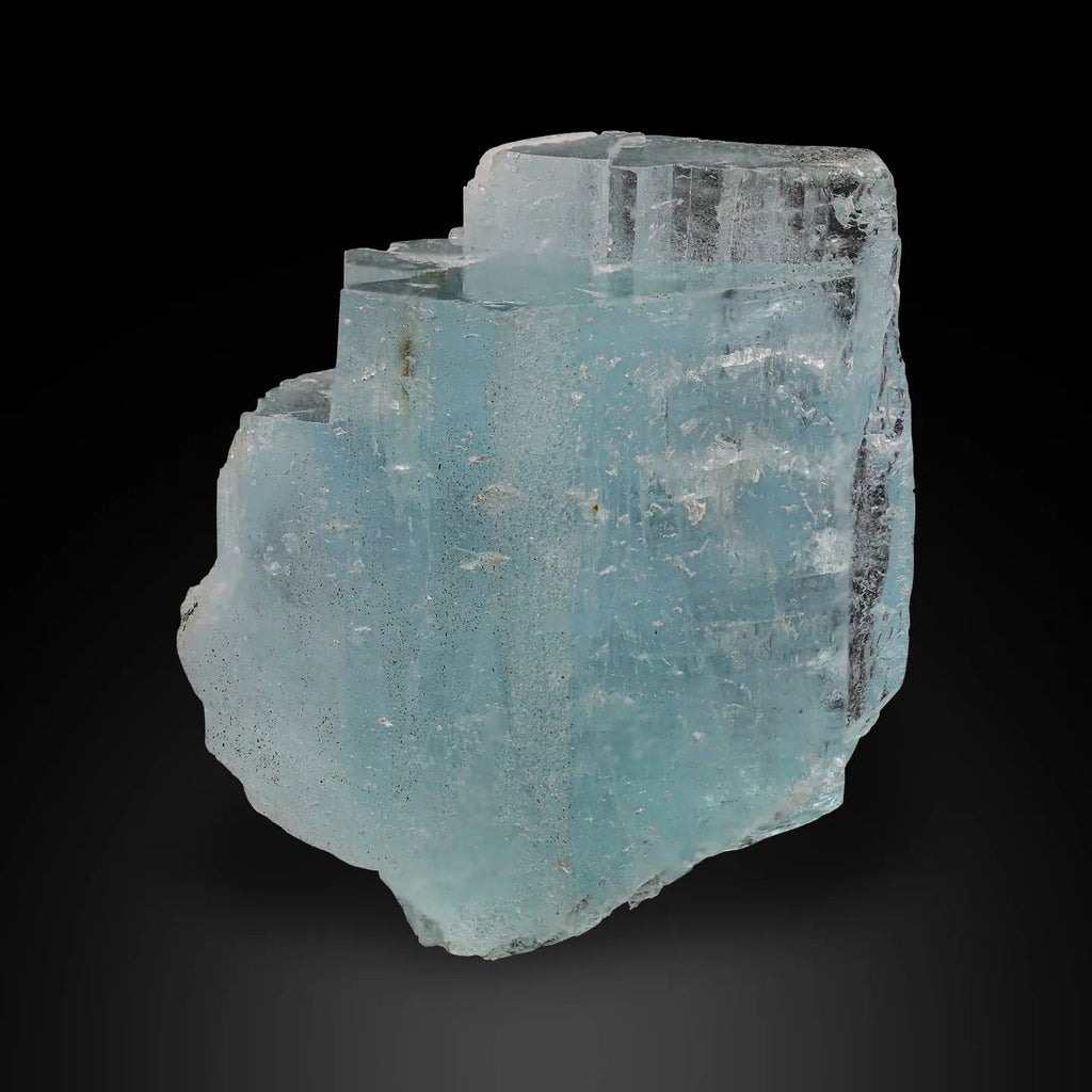 Lovely Multi Step Aquamarine with Good Transparency from Shigar, Skardu, Pakistan