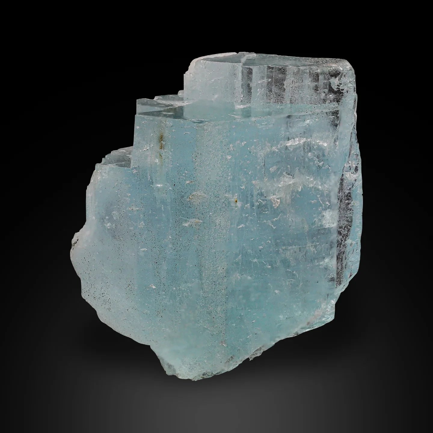 Lovely Multi Step Aquamarine with Good Transparency from Shigar, Skardu, Pakistan