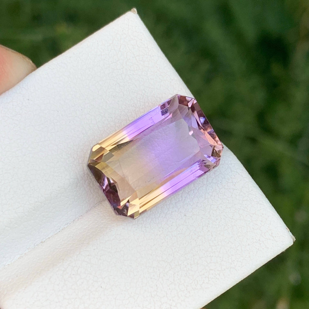 10.85 Carat Bicolor Ametrine Stone