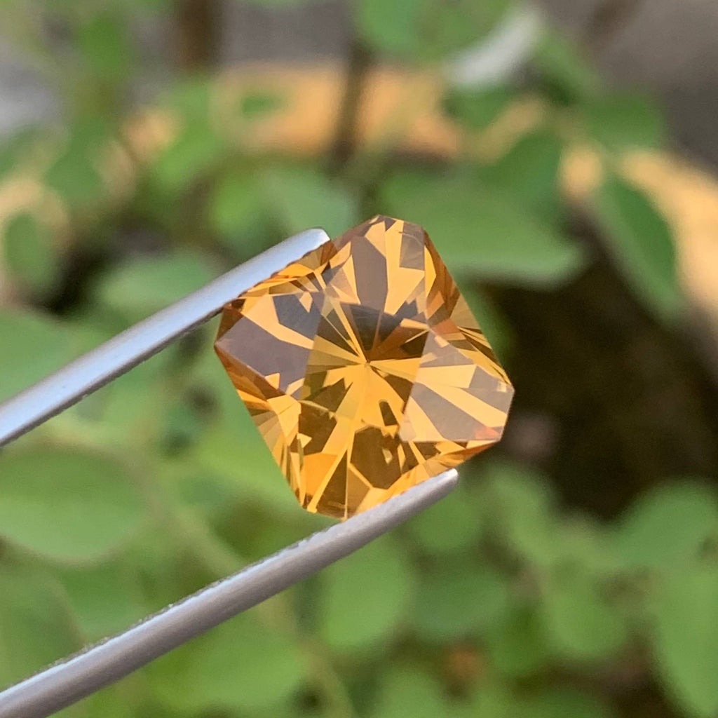 5.90 Ct Golden Citrine Fancy Cut