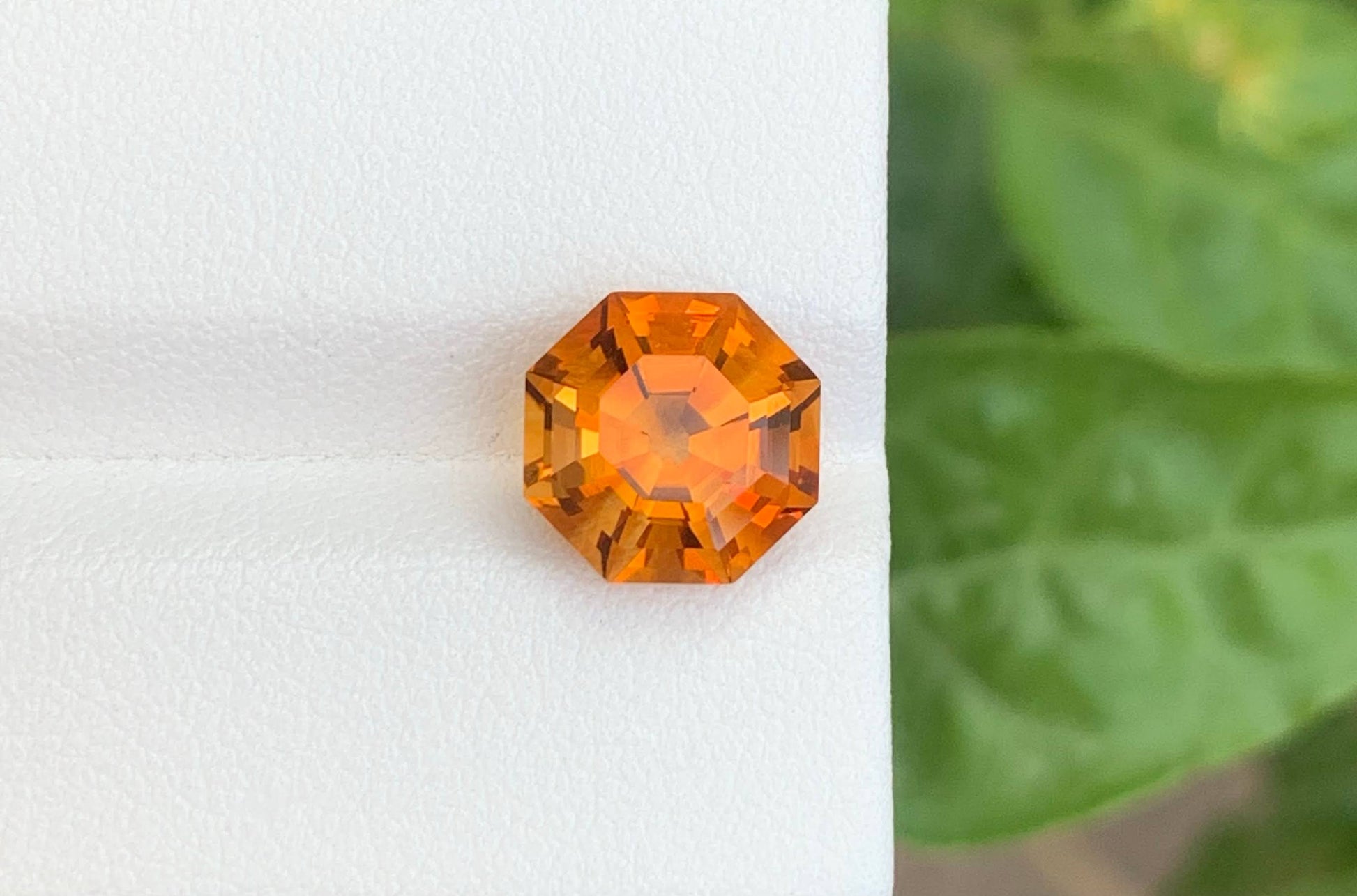 3.90 Carats Madeira Color Citrine
