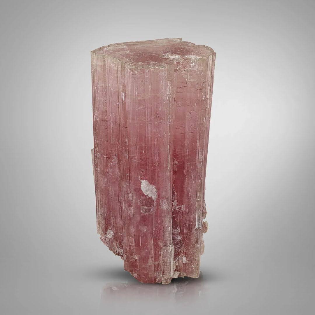 Pink Tourmaline with Lepidolite and Perfect Secondary Crystals from Afghanistan