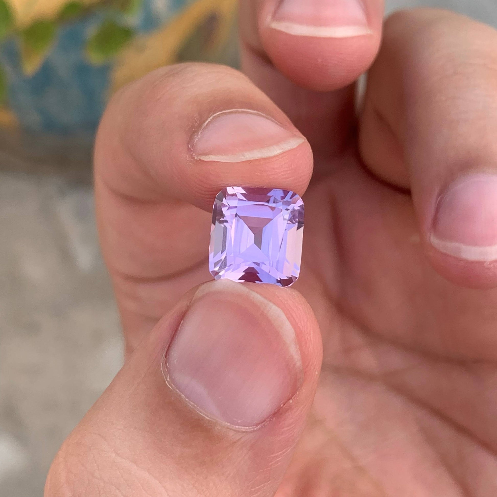 4.85 Ct Natural Purple Kunzite Cushion