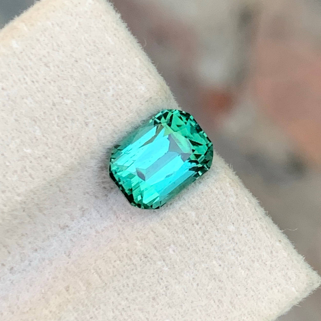 2.75 Carat Greenish Tourmaline Gem 