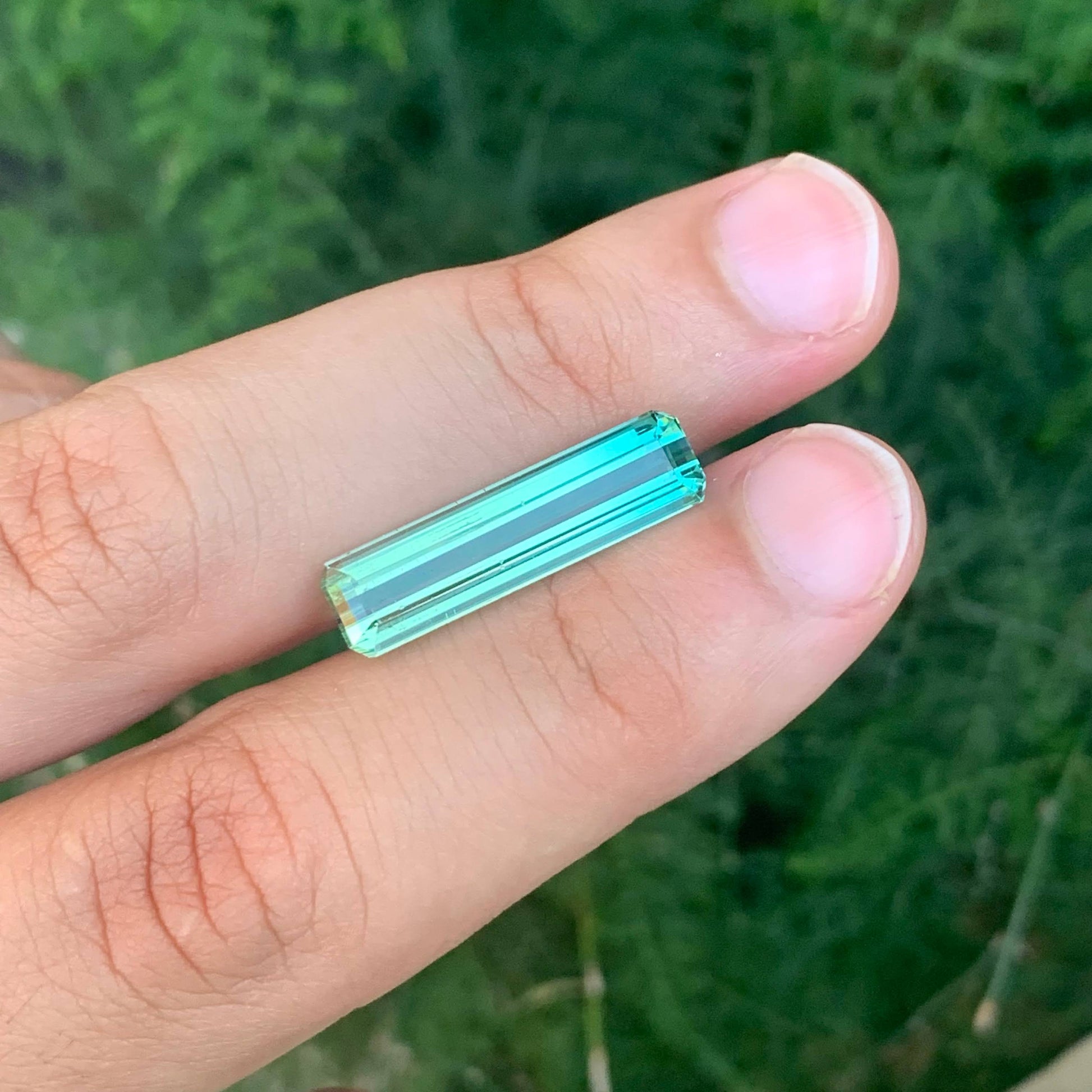 9.30 Carats Bicolor Tourmaline Gem