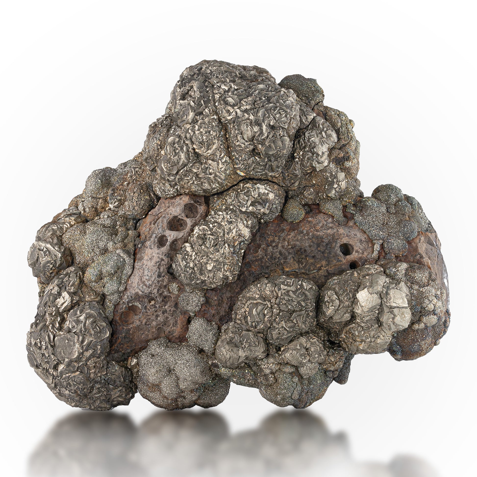 Aesthetic Pyrite On Limonite