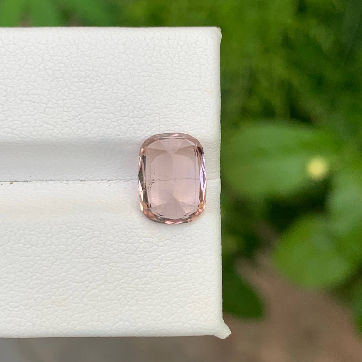 2.60 Carat Natural Loose Pink Tourmaline Stone Cushion Cut African Gemstone