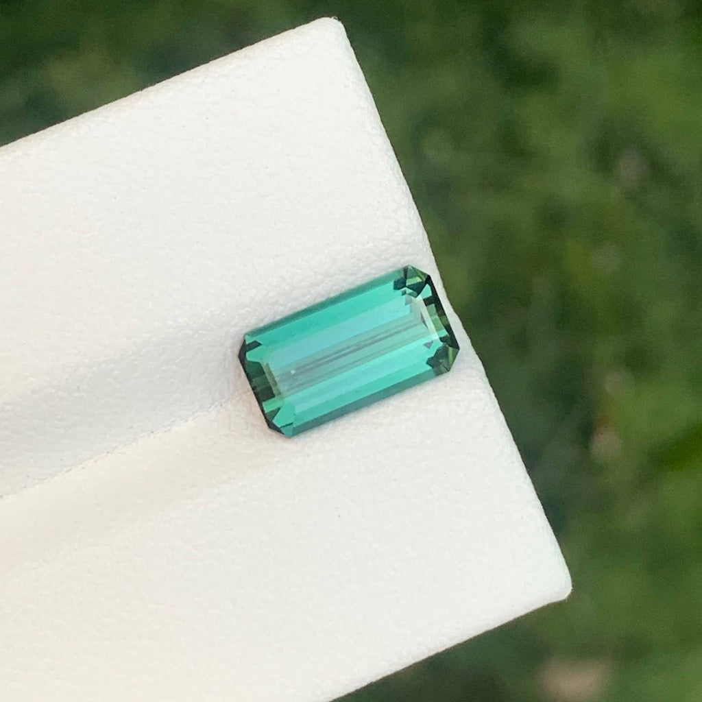 2.05 Ct Natural Bluish Green Tourmaline