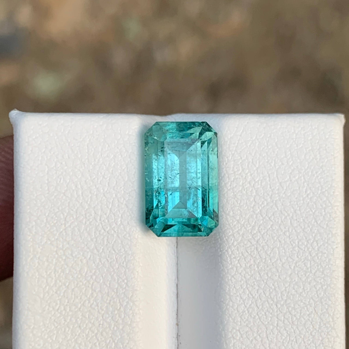 5.00 Carat Natural Loose Fine Quality Tourmaline Emerald Cut Afghan Gemstone