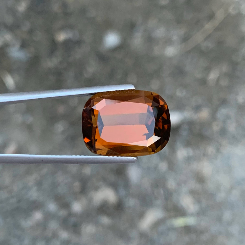 15.56 Carat Natural Loose Honey Color Citrine Stone Cushion Cut African Gemstone