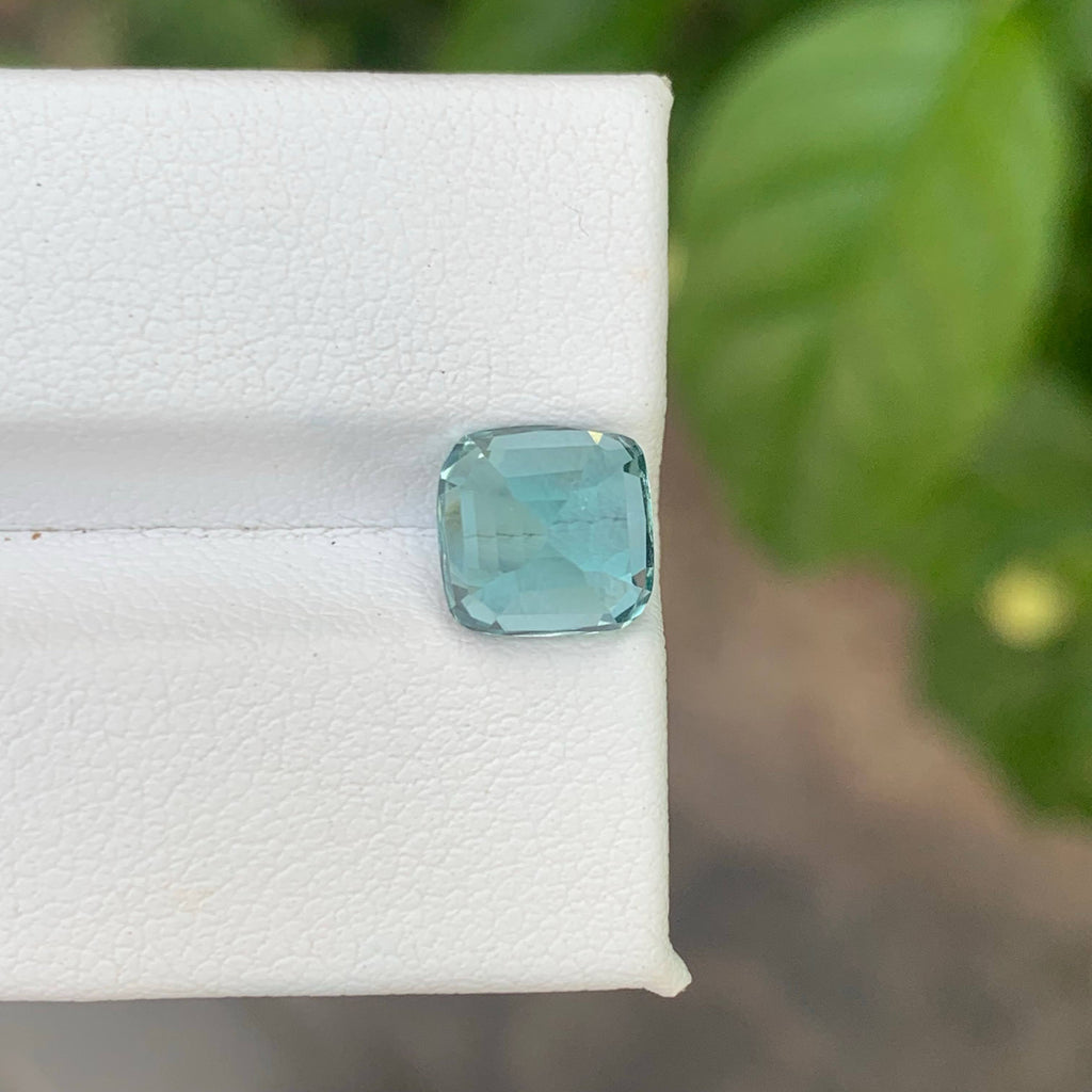 3.30 Carat Natural Loose Fine Quality Tourmaline Cushion Cut Afghan Gemstone