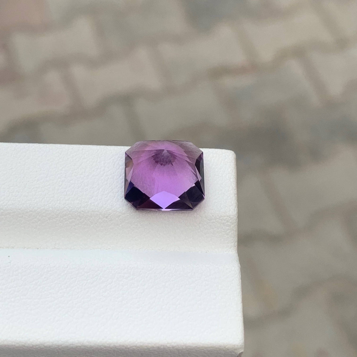 6.70 Carat Natural Loose Purple Amethyst Stone Fancy Cut Brazilian Gemstone