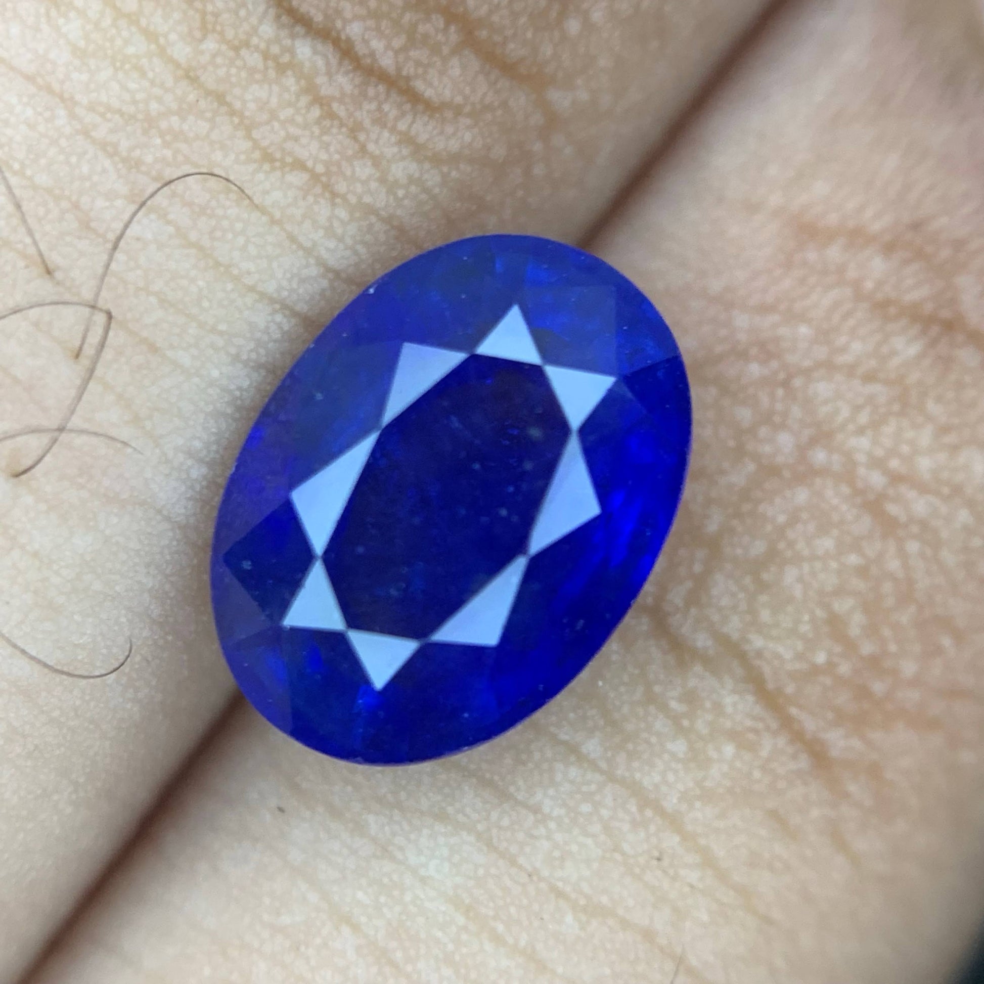 3.50 Ct Natural Royal Blue Sapphire Oval