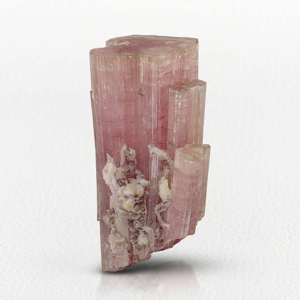 Pink Tourmaline with Lepidolite and Perfect Secondary Crystals from Afghanistan
