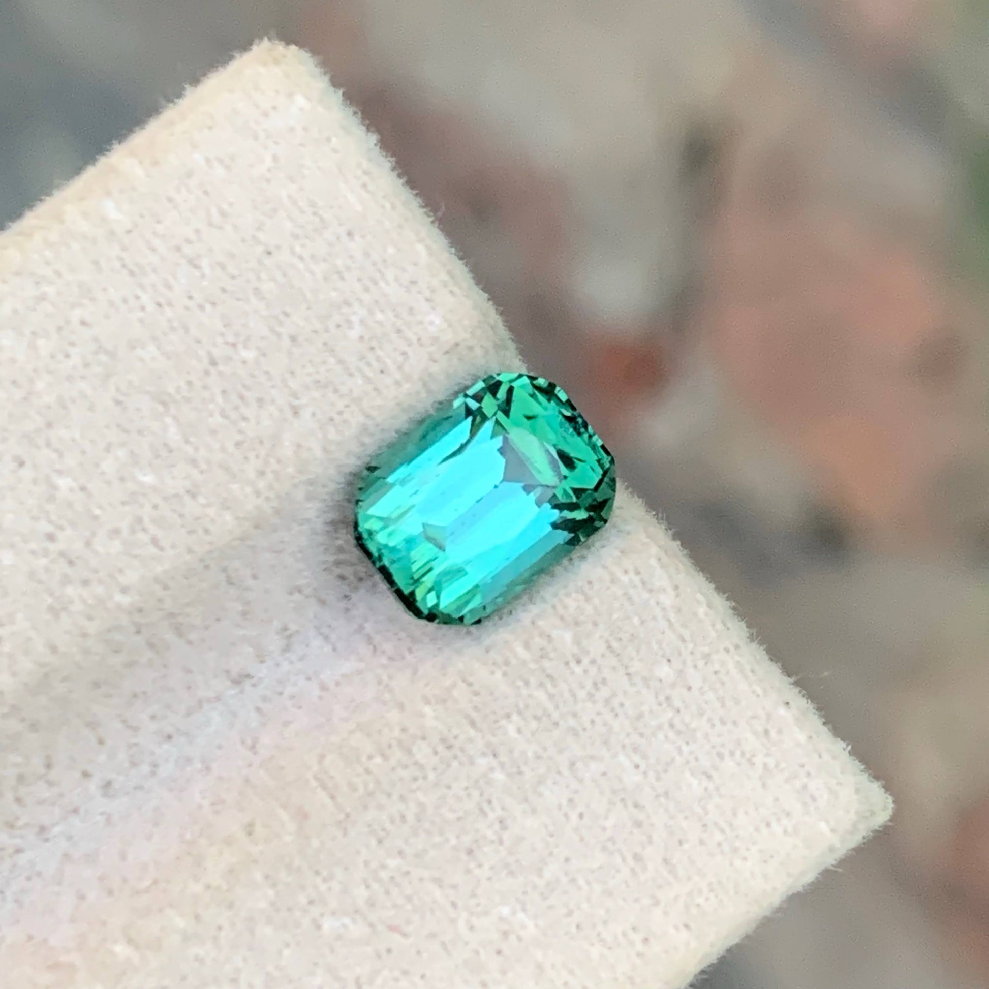 2.75 Carat Greenish Tourmaline Gem 