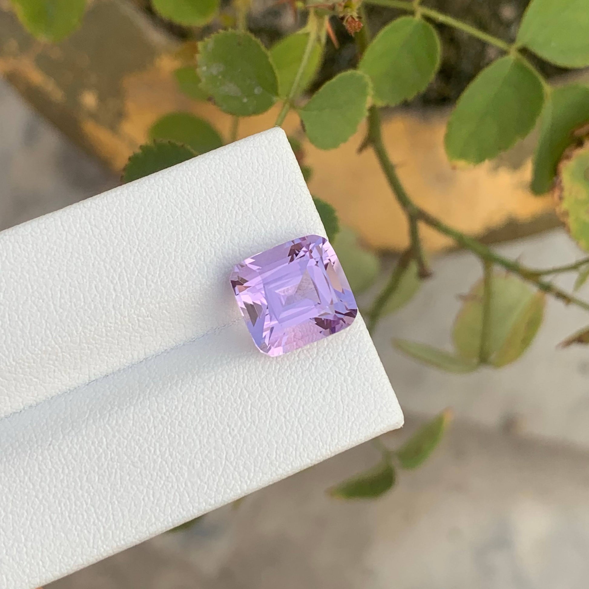 4.85 Ct Natural Purple Kunzite Cushion