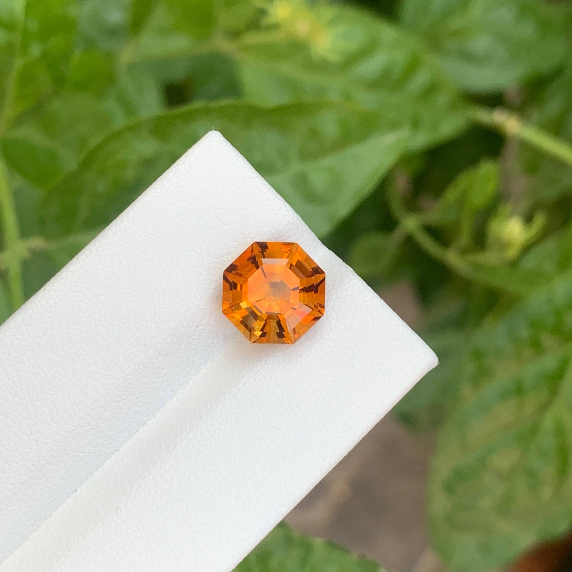 3.90 Carats Madeira Color Citrine