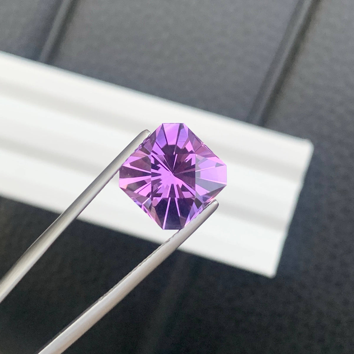 6.70 Carat Natural Loose Purple Amethyst Stone Fancy Cut Brazilian Gemstone