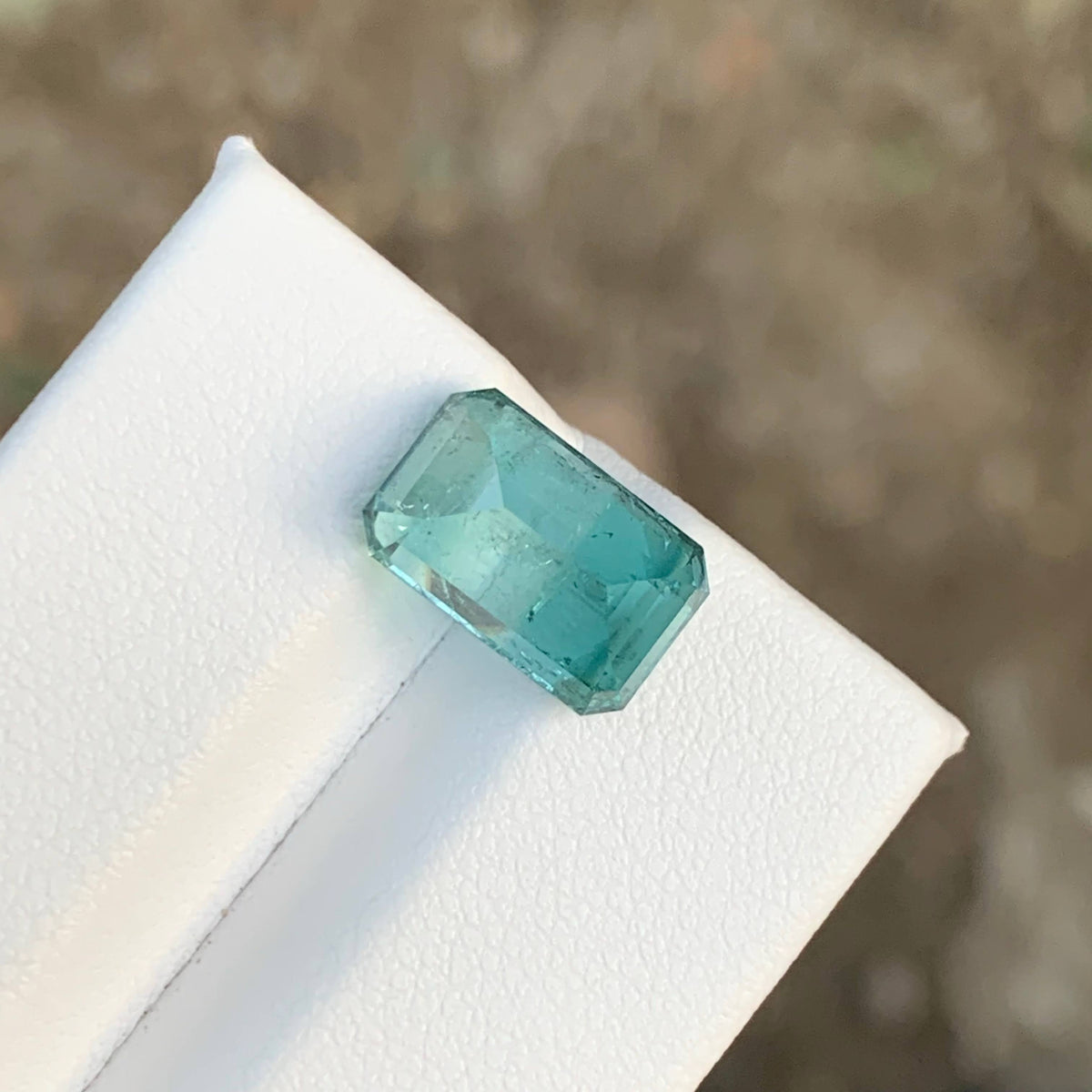 5.00 Carat Natural Loose Fine Quality Tourmaline Emerald Cut Afghan Gemstone