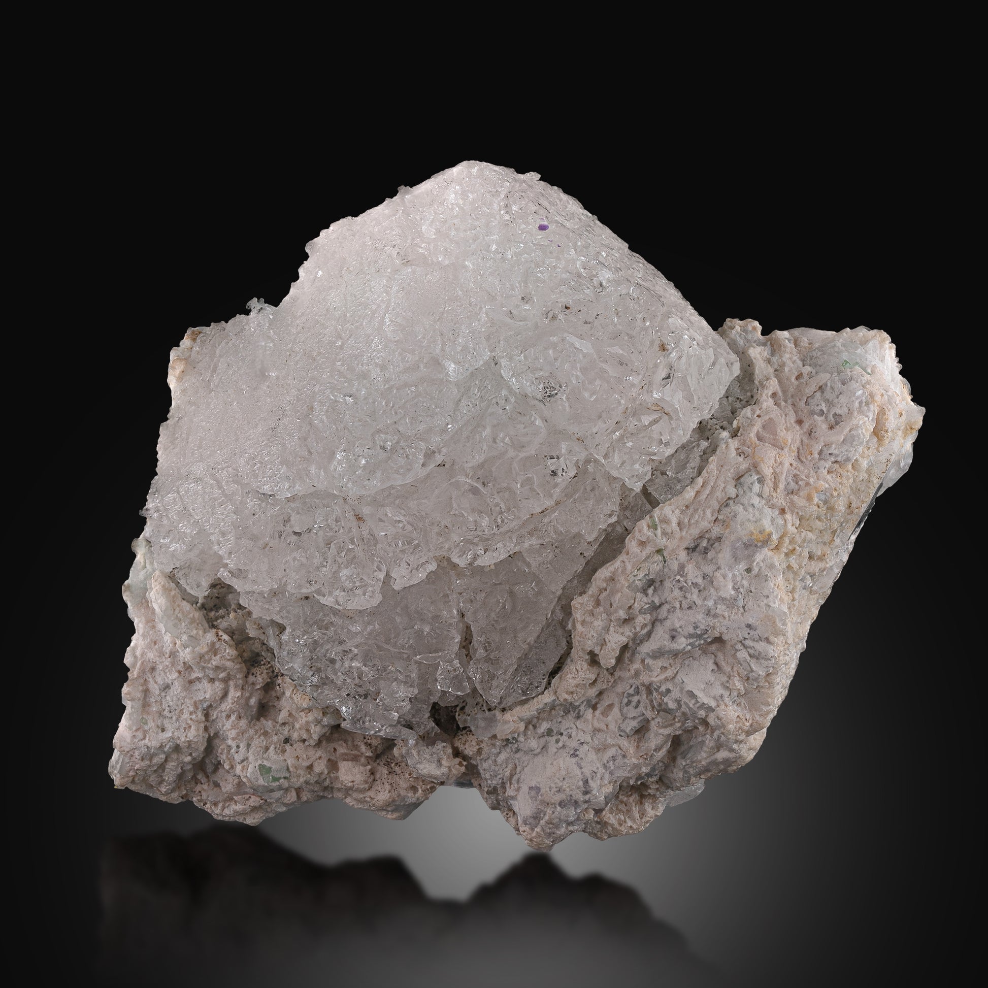 Sparkle Pollucite On Albite