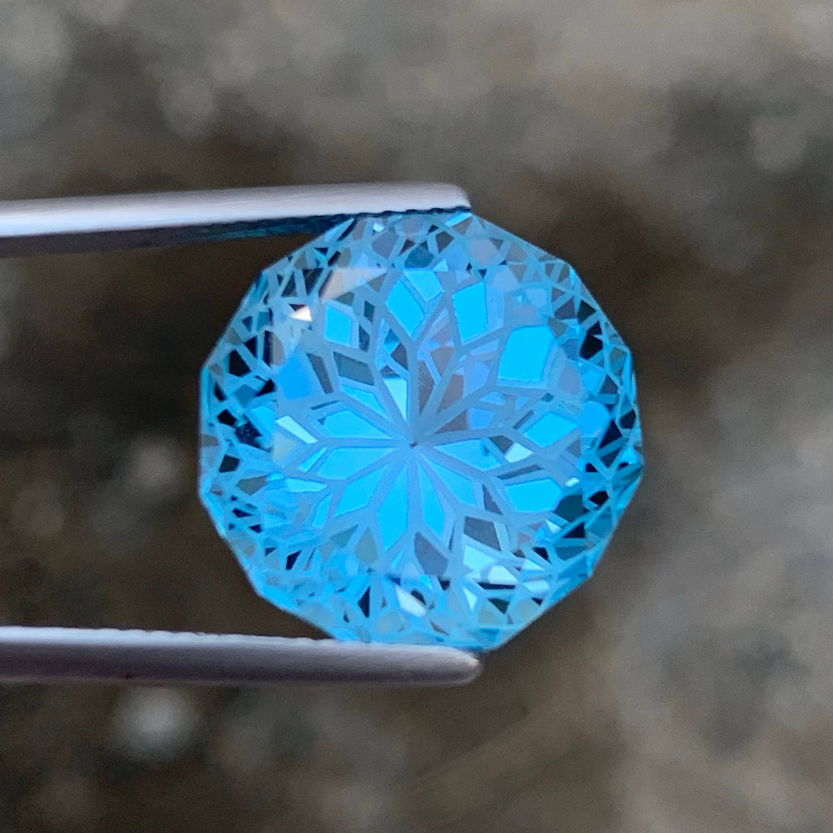 19.75 Ct Sky Blue Topaz Round Fancy