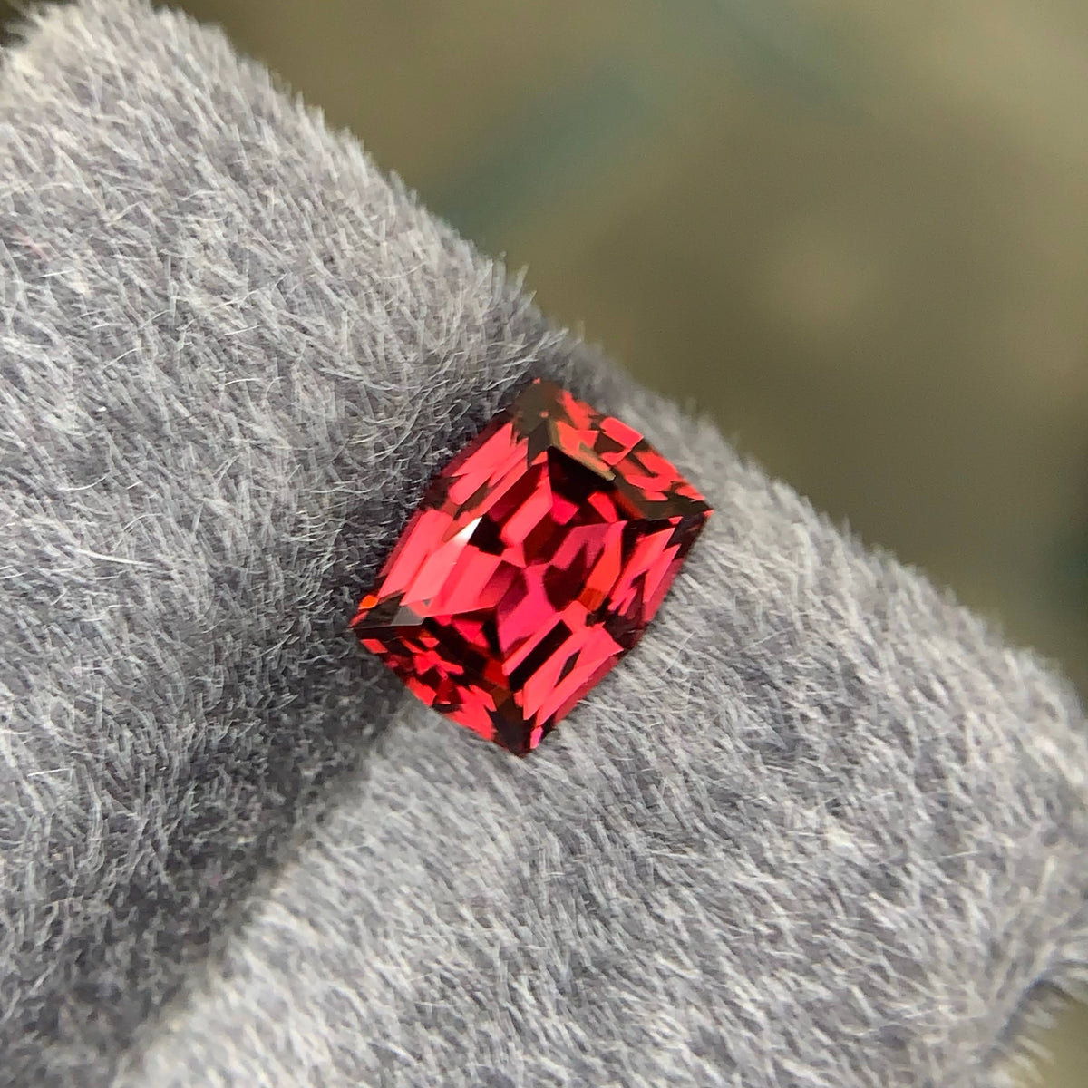 2.10 Carat Loose Sweet Red Garnet – Fancy Cut, African Gemstone