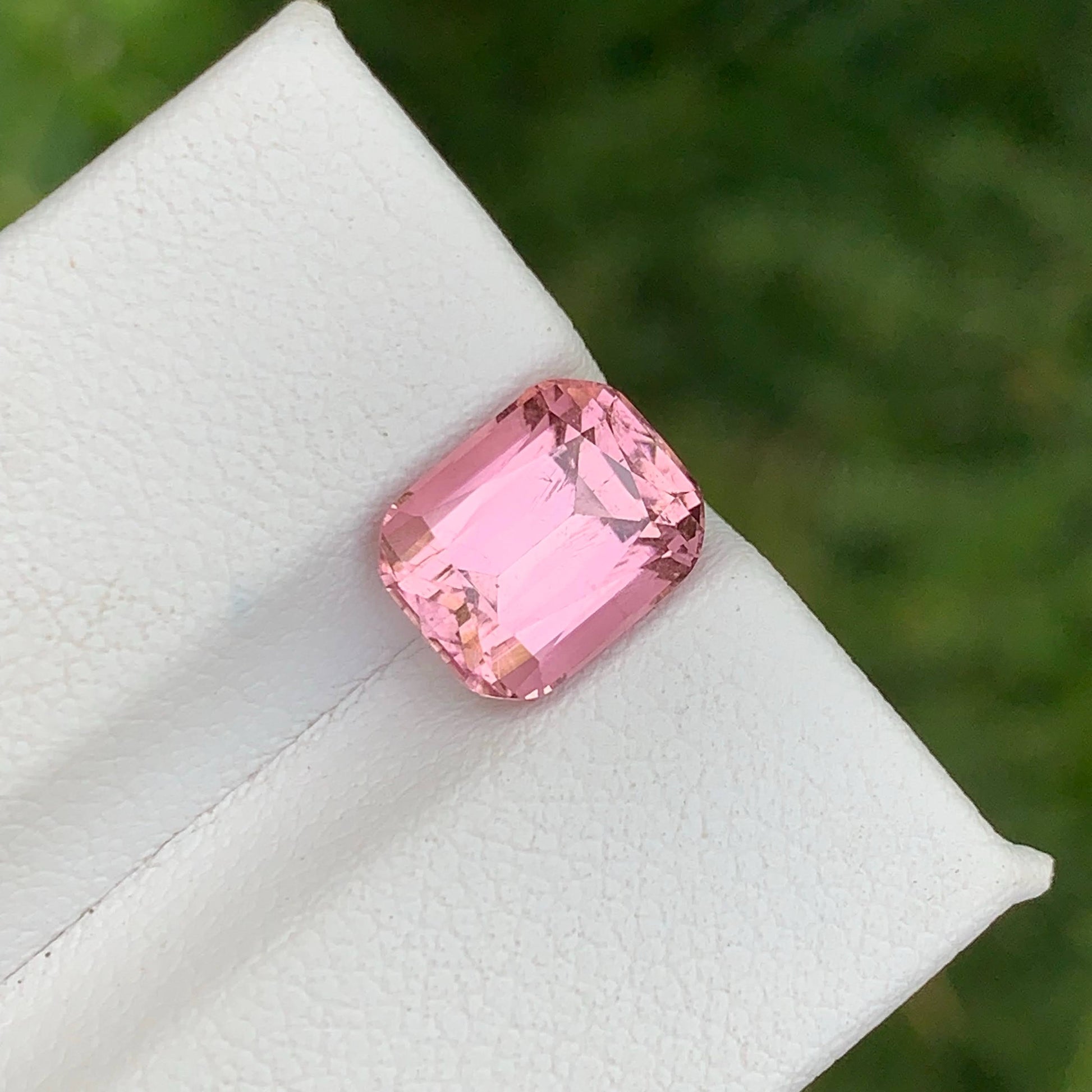 2.95 Ct Natural Baby Pink Tourmaline Cushion