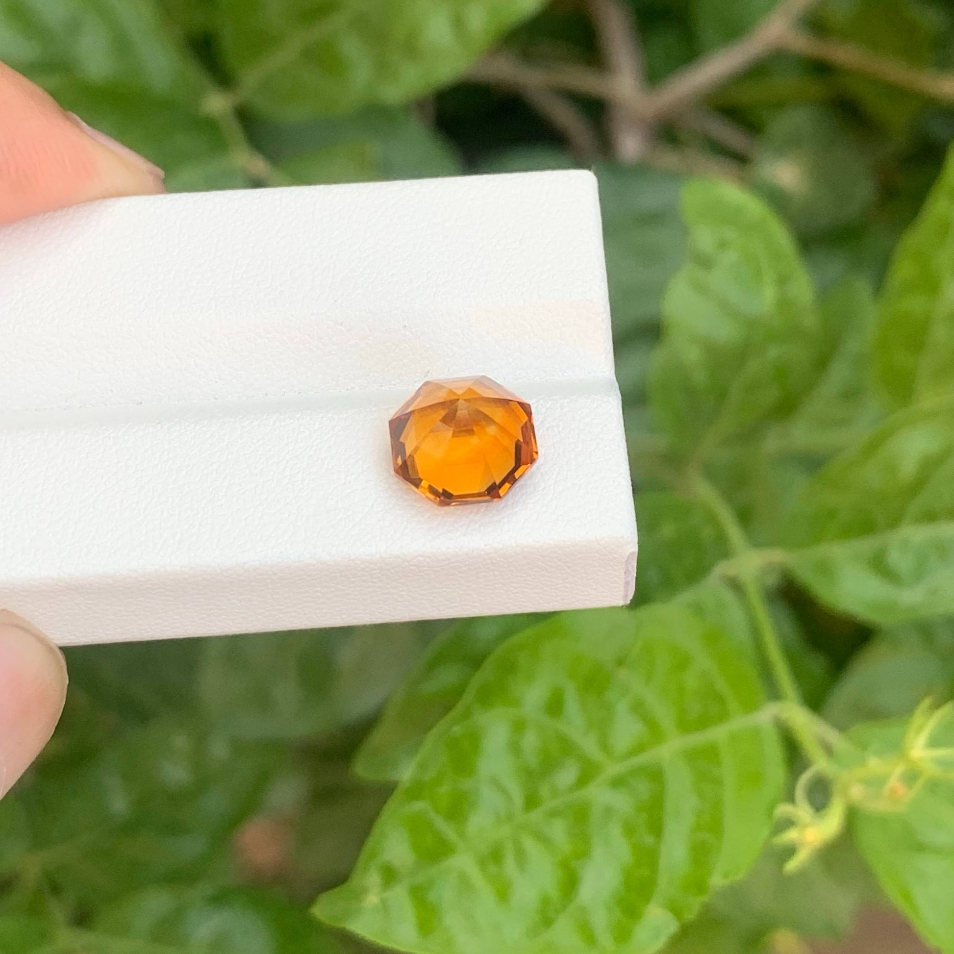 3.90 Carats Madeira Color Citrine