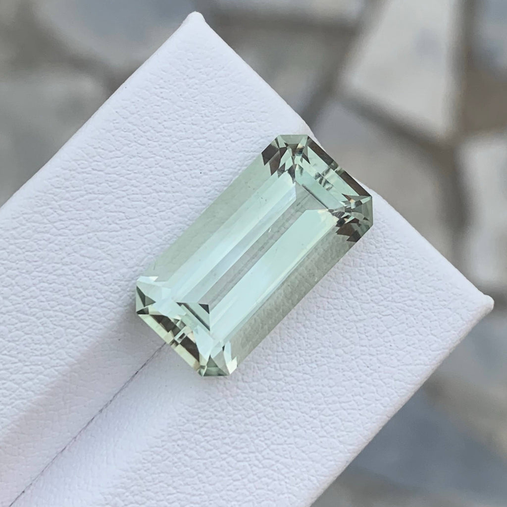 0.30 Ct Green Amethyst Emerald Cut 