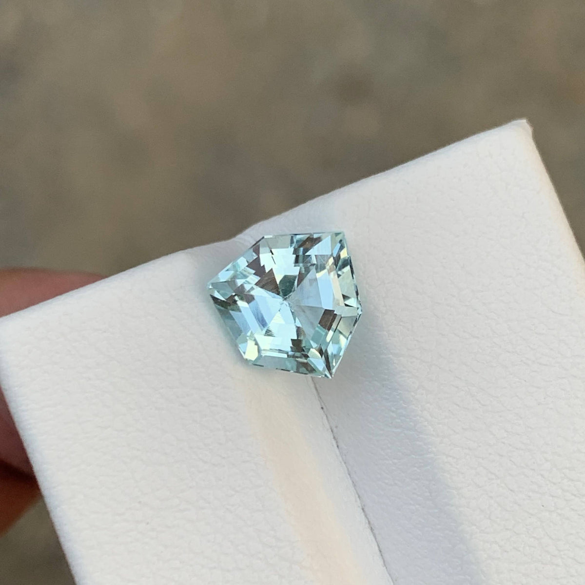 2.40 Carat Natural Loose Light Blue Aquamarine Fancy Cut Jewelry Gemstone