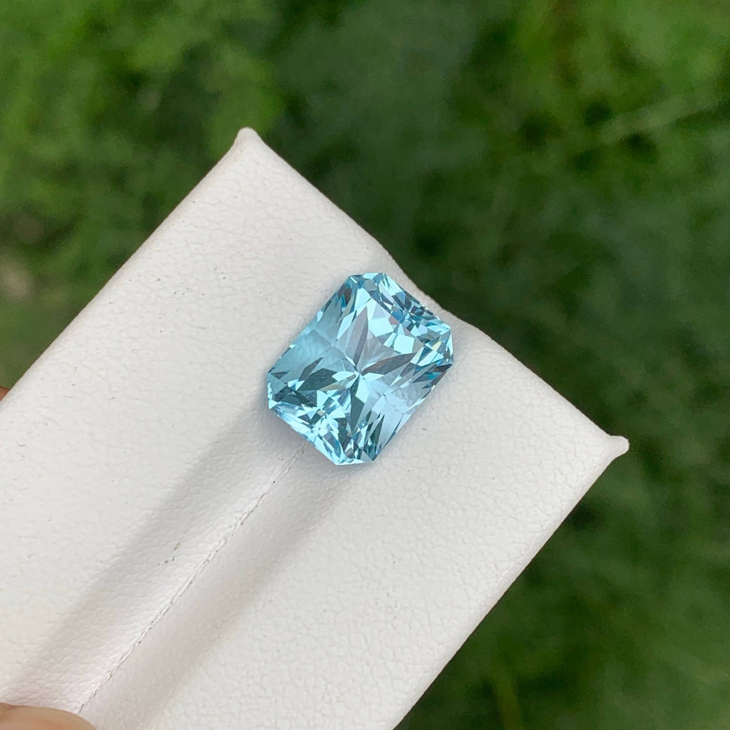 7.40 Carat Natural Loose Sky Blue Color Topaz