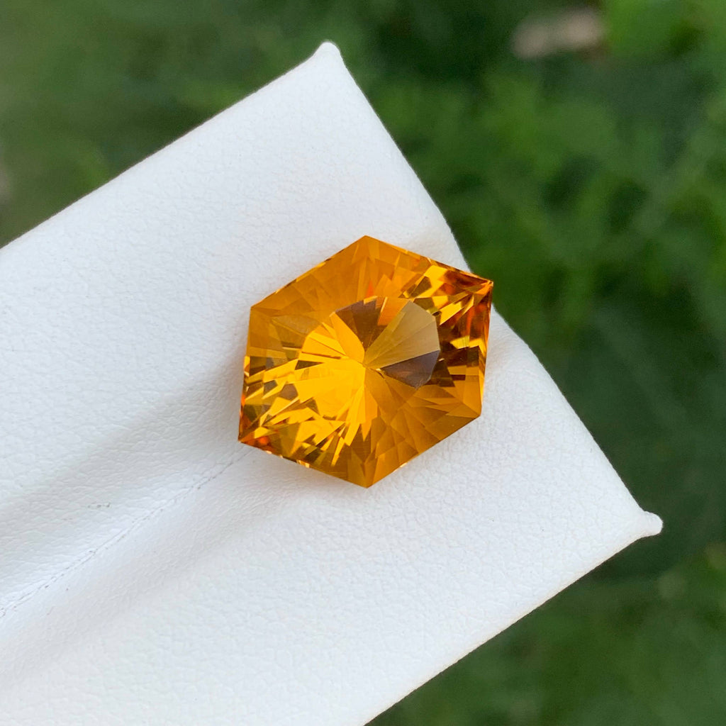 8.55 Carats Fancy Citrine Stone