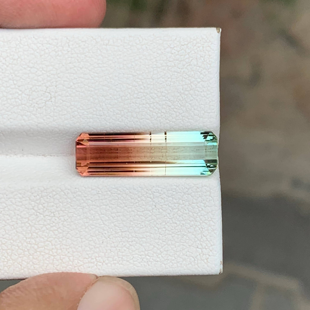 6.50 Carats Bicolor Tourmaline Gem
