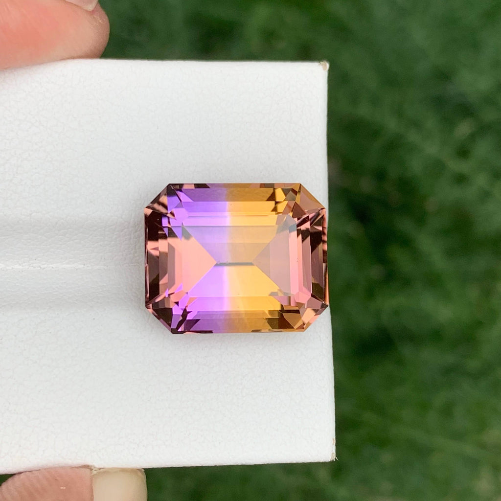 13.75 Carat Bicolor Ametrine Stone