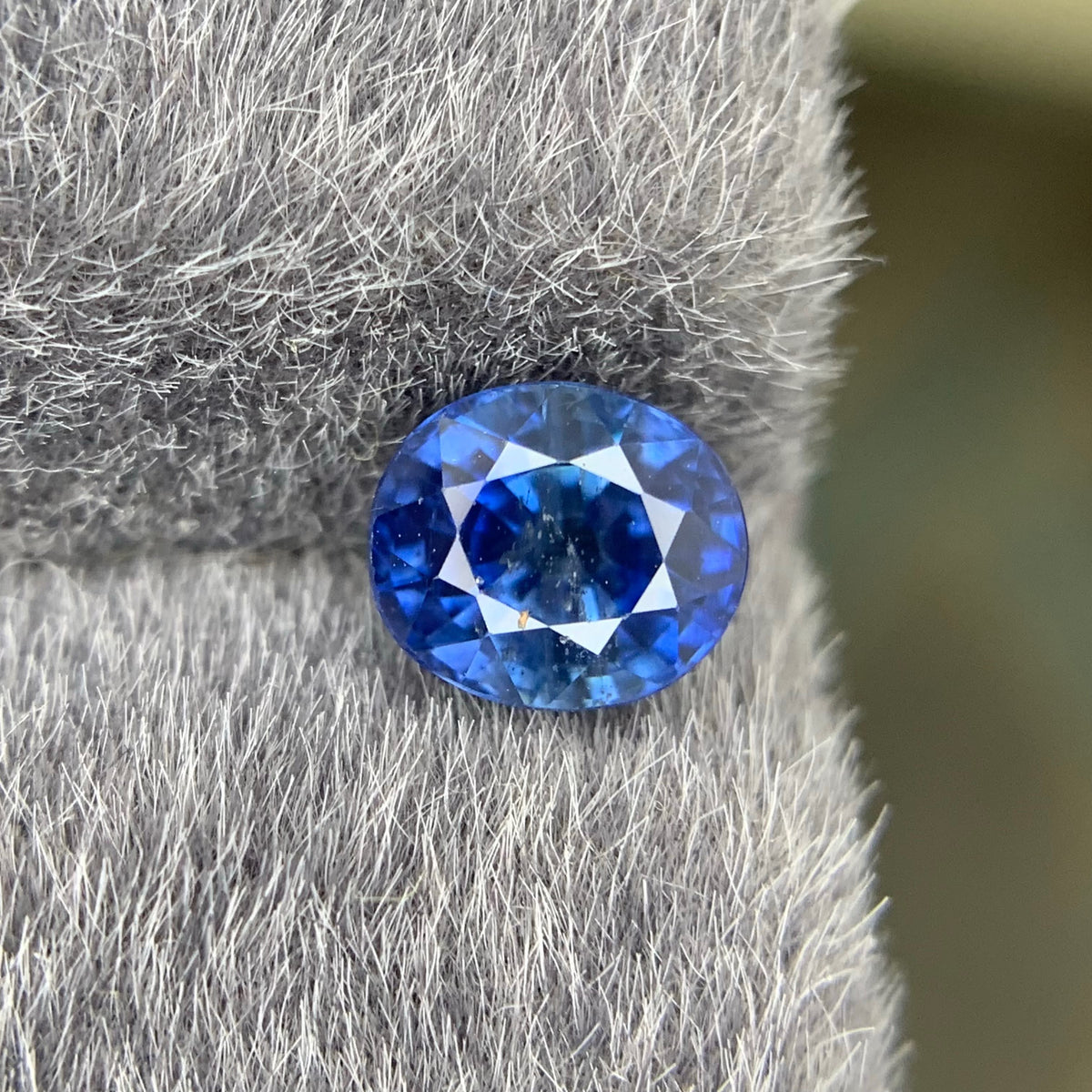 1.15 Carat Natural Loose Blue Sapphire Stone Oval Cut Sri Lankan Gemstone