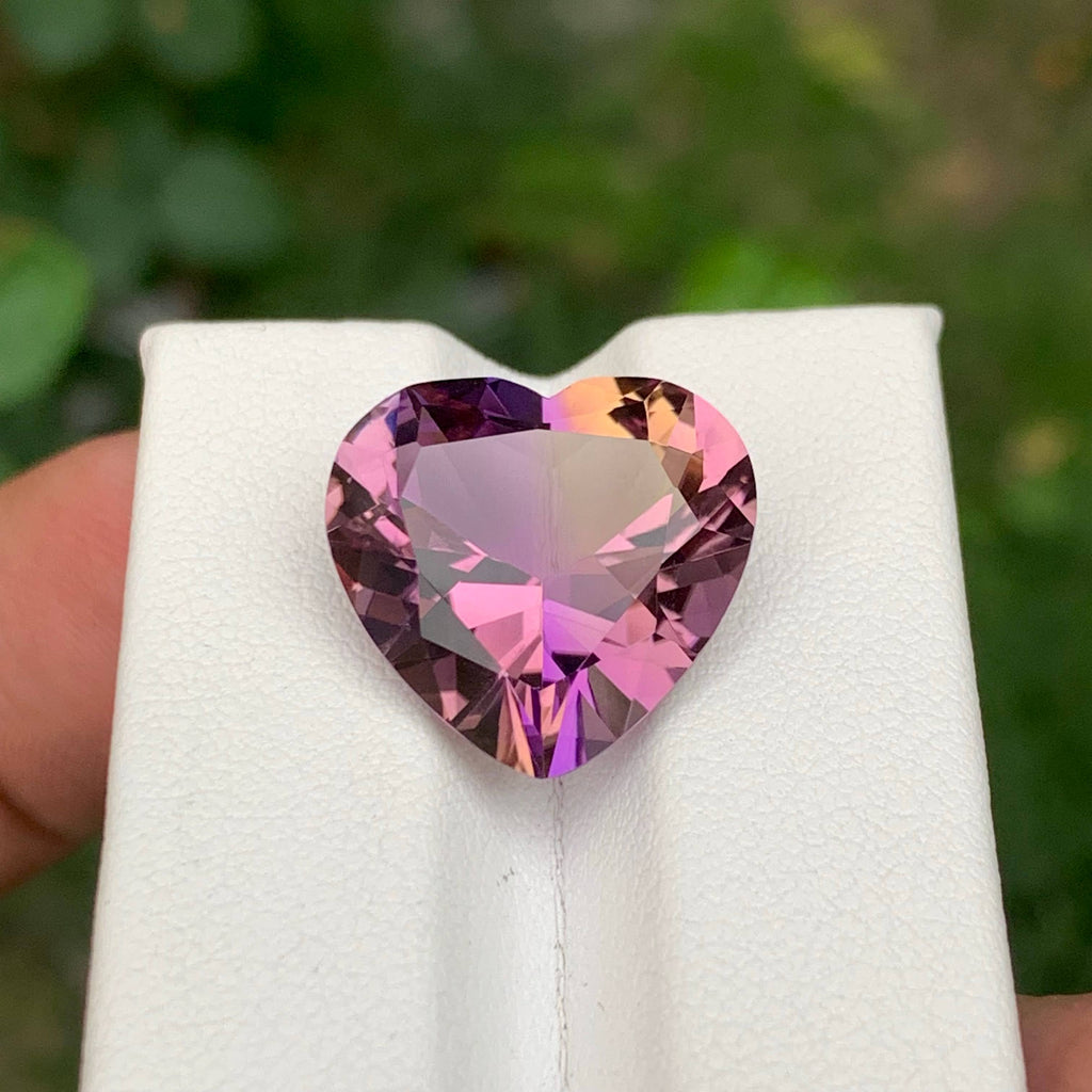 11.70 Carat Heart Shape Ametrine