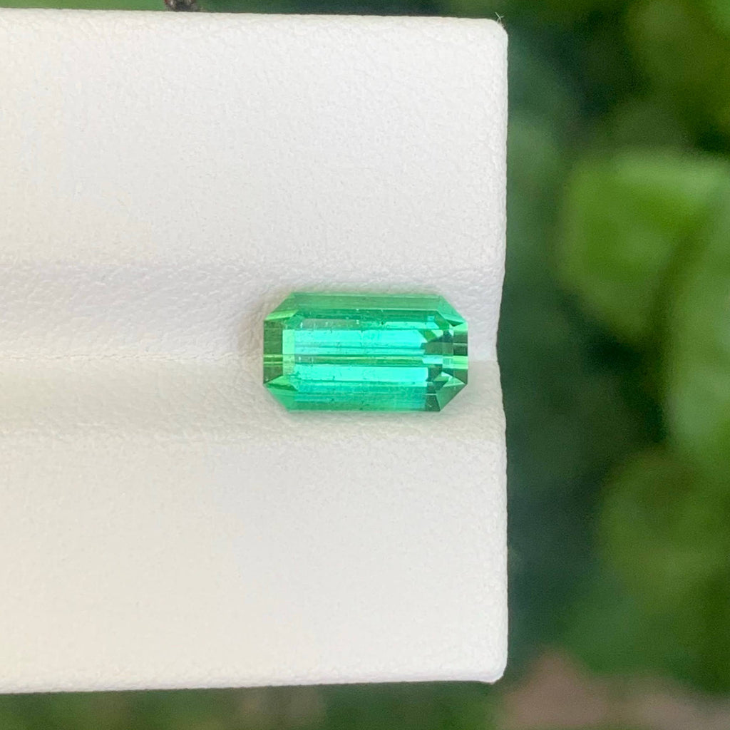 2.50 Ct Mint Green Tourmaline Emerald