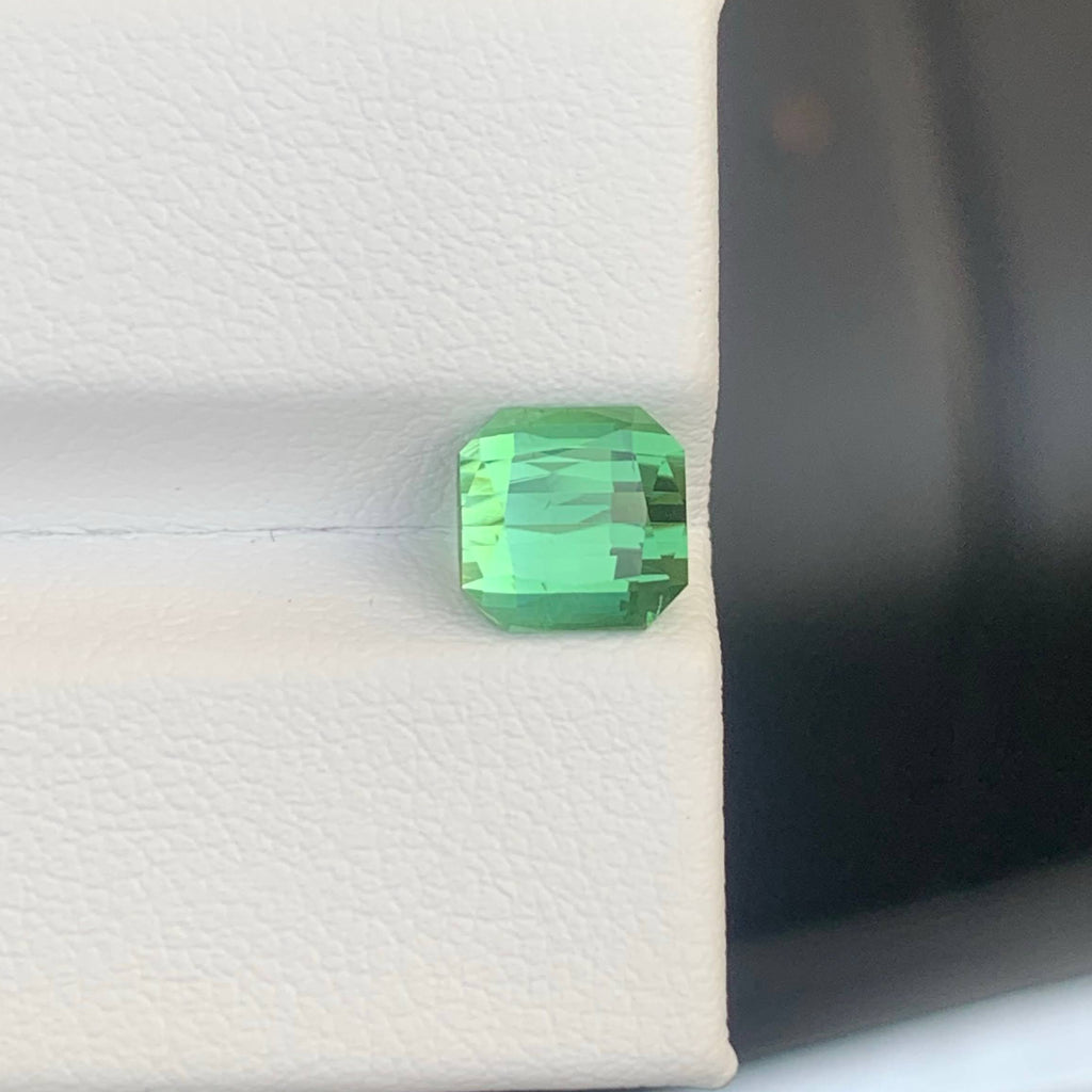 1.90 Ct Green Tourmaline Cushion Cut