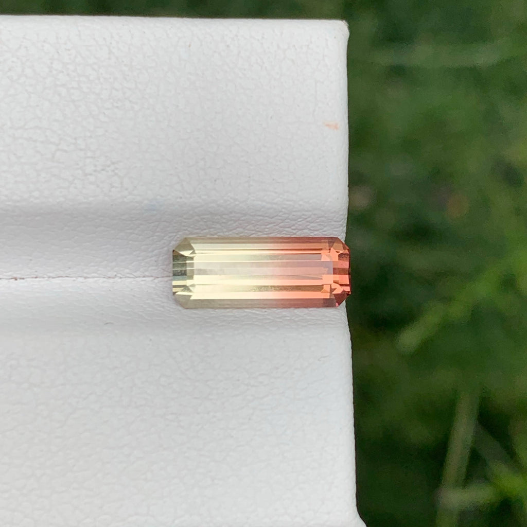 1.65 Ct Natural Bicolor Tourmaline Emerald 