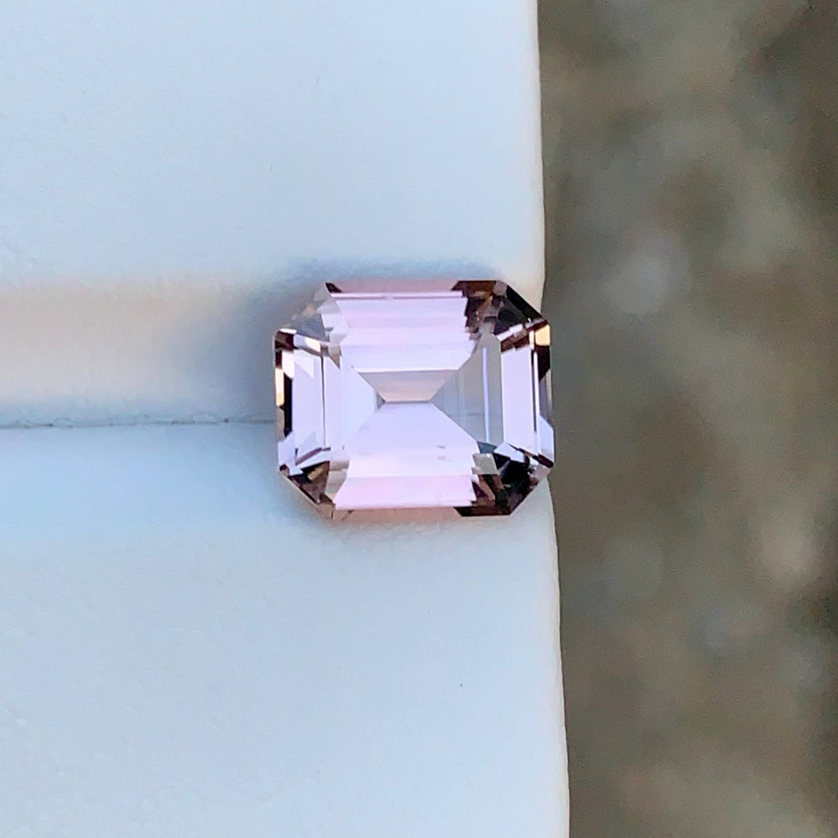 3.55 Ct Light Pink Tourmaline Emerald