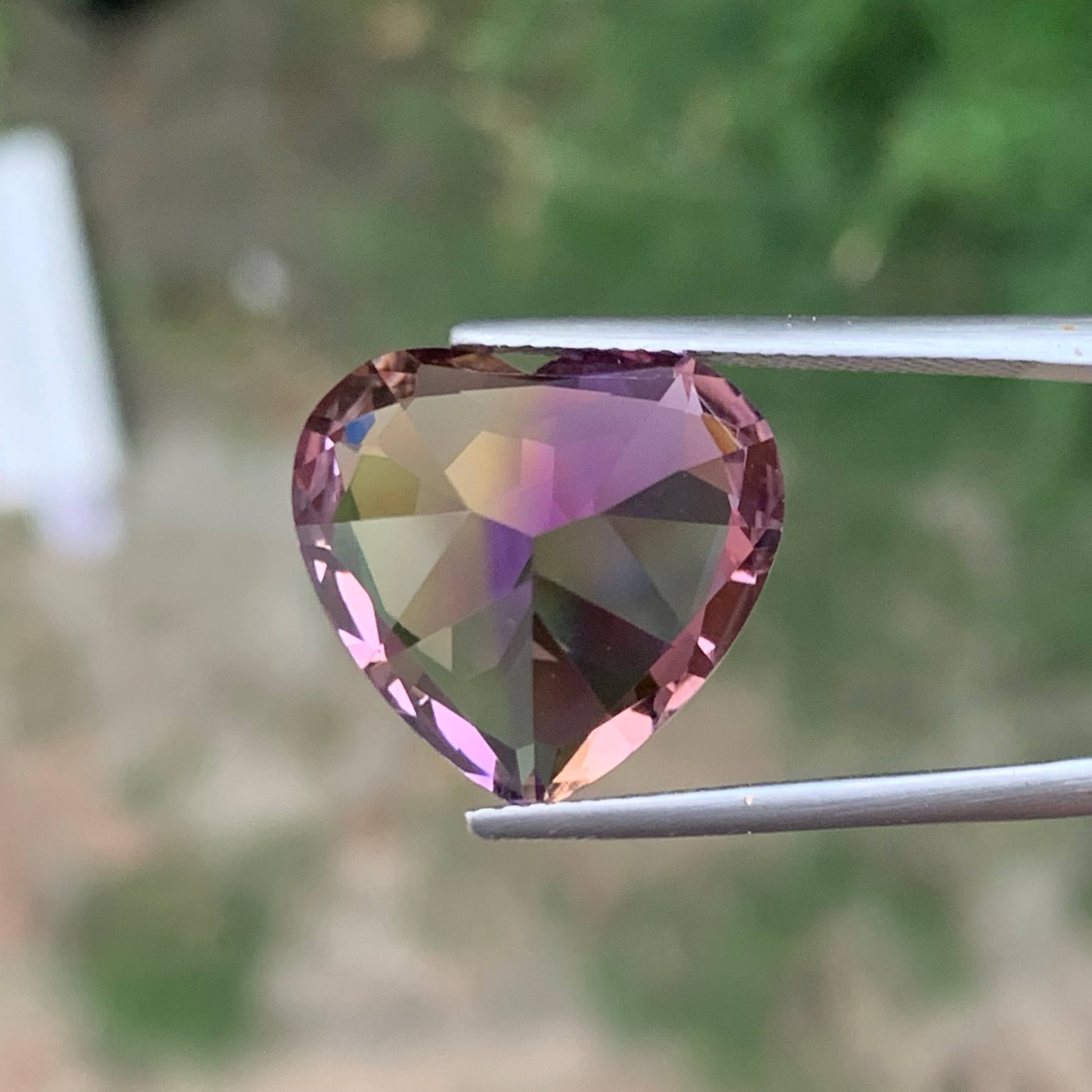 11.70 Carat Heart Shape Ametrine