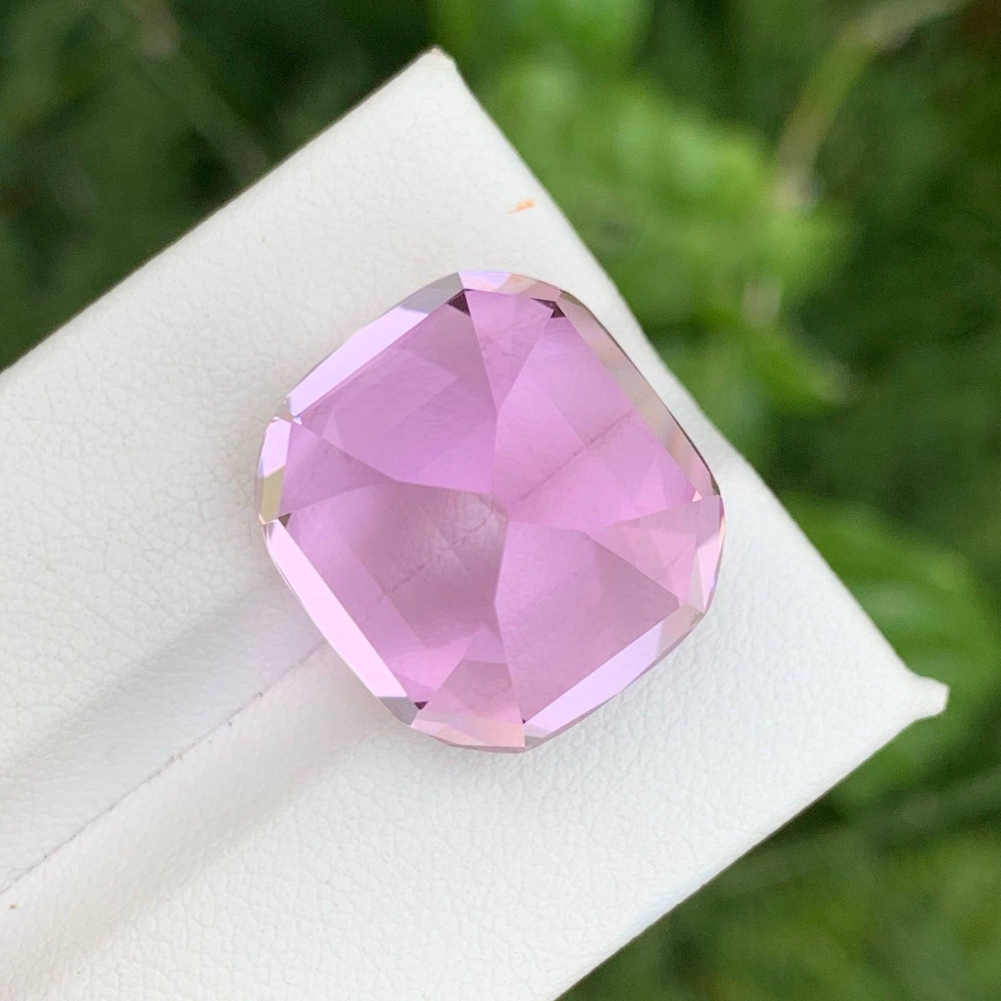34.25 Ct Natural Hot Pink Kunzite Cushion