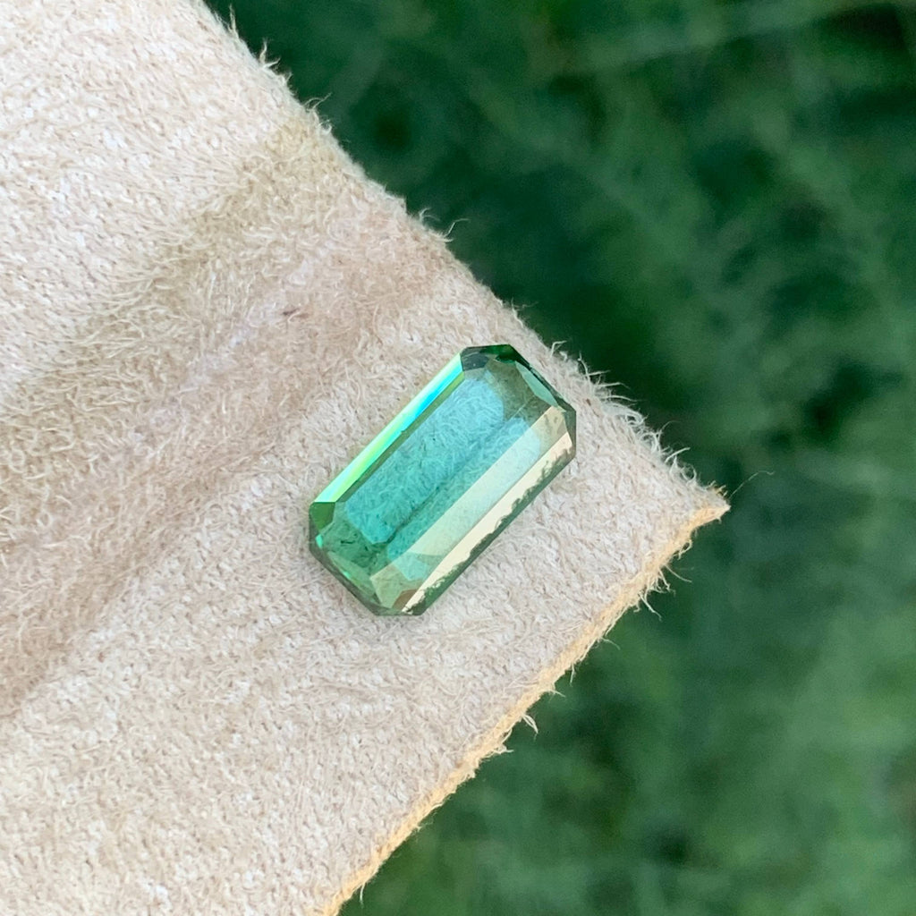 3.20 Carat Light Bluish Green Tourmaline