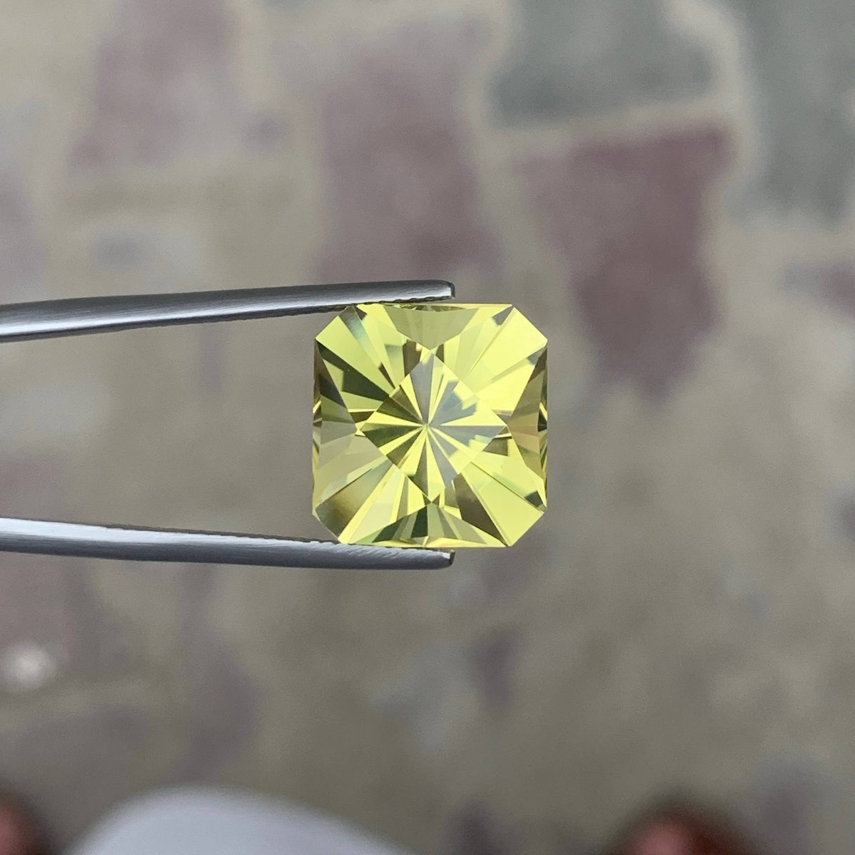 10.45 Carat Natural Loose Lemon Color Citrine Fancy Cut African Gemstone