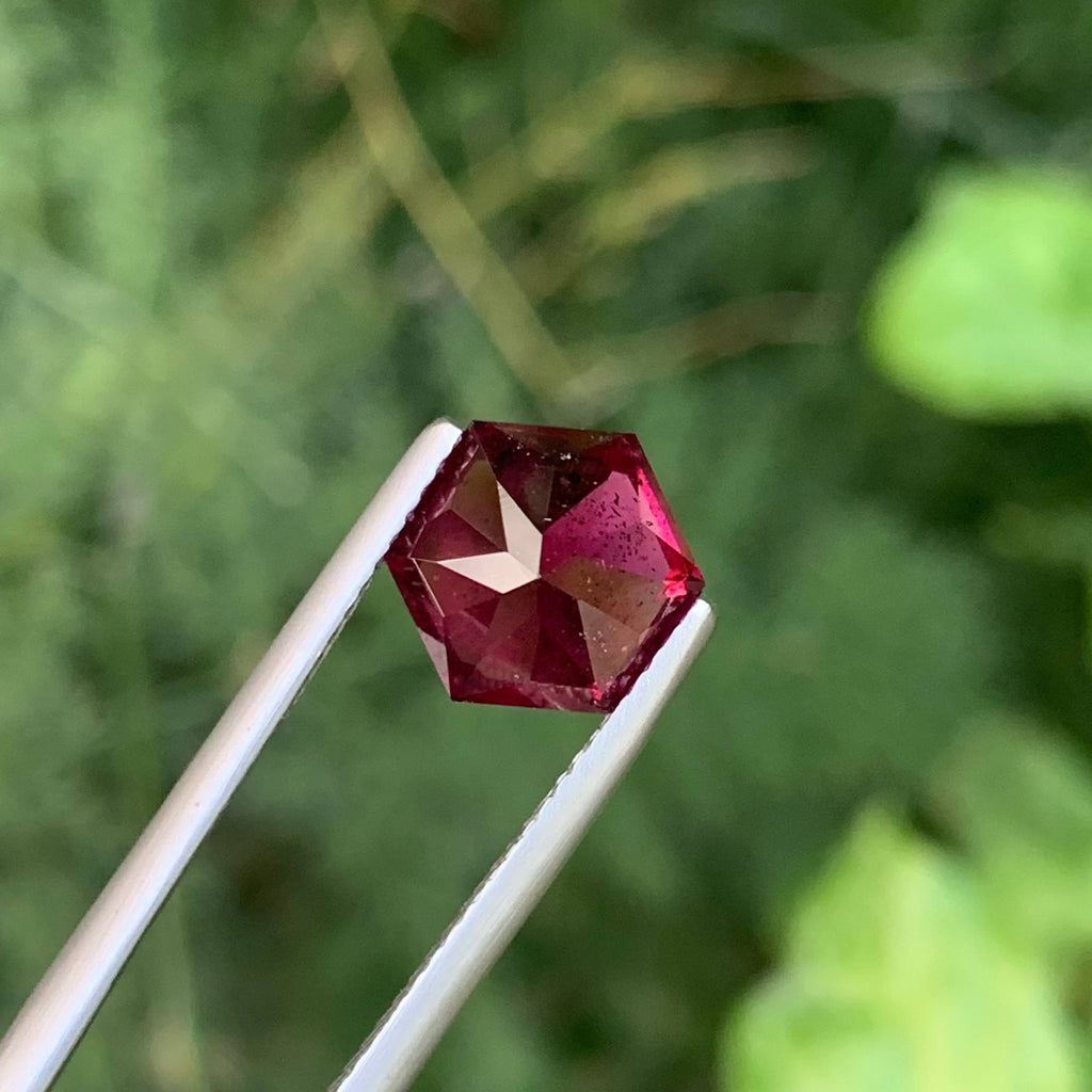 3.75 Carat Garnet Hexagon Cut