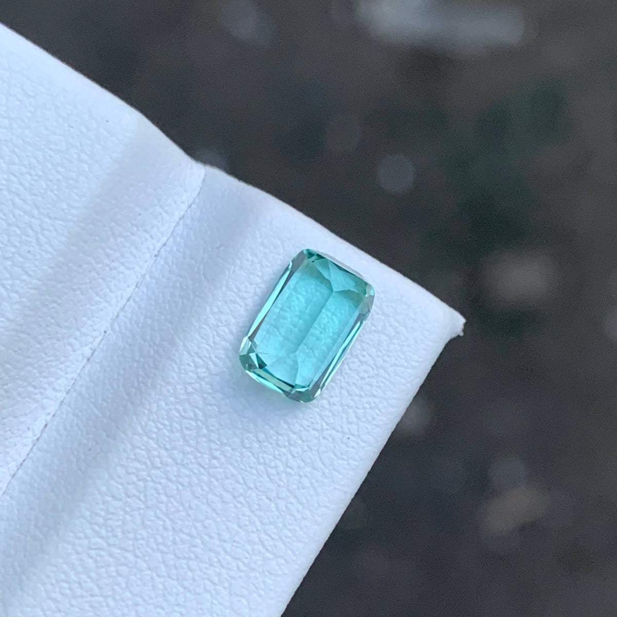 1.40 Carat Sea Foam Tourmaline Cushion Cut Afghanistan | Eye Clean Untreated