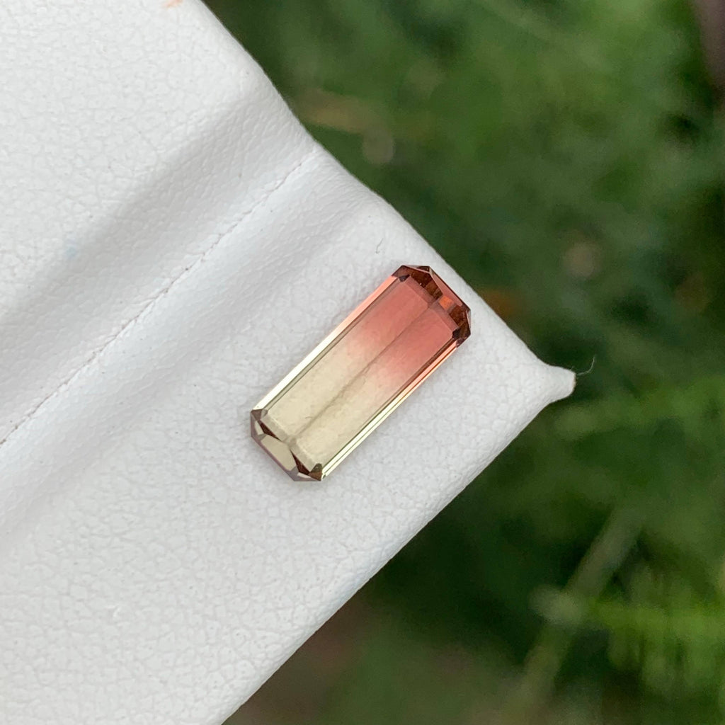 1.65 Ct Natural Bicolor Tourmaline Emerald 
